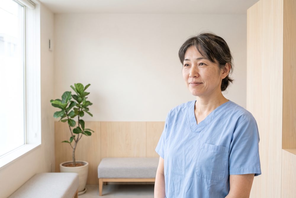 医療の現場で働く女性